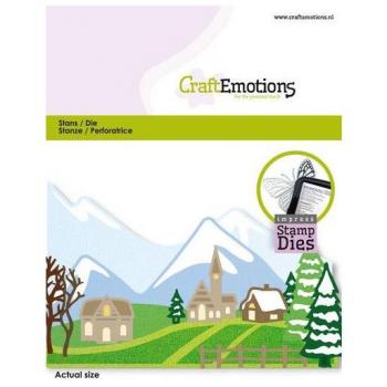 CraftEmotions Impress Snijmal - Kerstdorp Scène