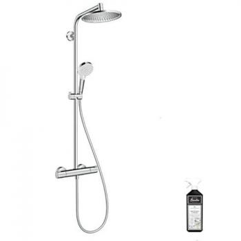 Colonne de douche Hansgrohe Crometta S 240 EcoSmart chromé