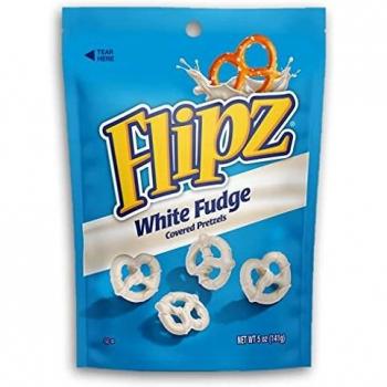 Flipz White Fudge Pretzels, 5 oz (Pack of 4) Exp 06/2024