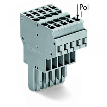 WAGO 769-128 2-Pole Female Connector 8-Pin Grey