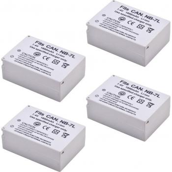 NB-7L 1800mAh Li-ion Battery with Dual USB LED Charger