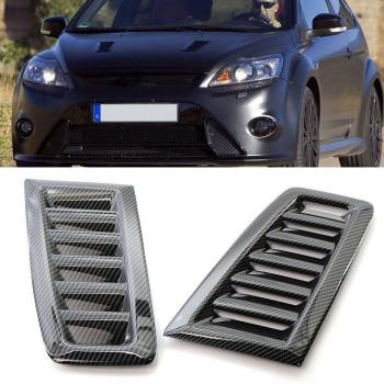 Pare-Vent universel en plastique pour Ford Focus RS MK2, aspect carbone