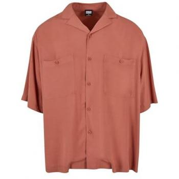 Langarmhemd Urban Classics Herren Oversized Resort Shirt
