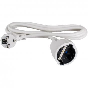 Prolongador bipolar HO5VV-F 3G1,5 blanco con obturador 5m SOLERA 6765/1