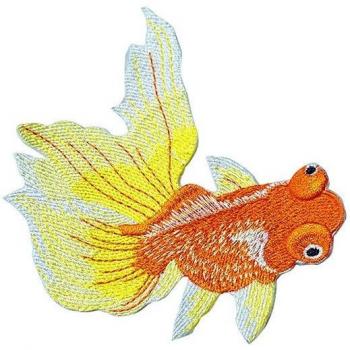 Patchs de couture poisson rouge