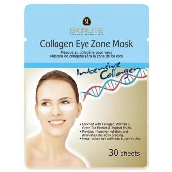 Skinlite, Maschera viso, Maschera zona occhi al collagene Fiocchi per gli occhi al collagene 30 pezzi