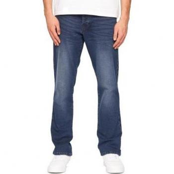 Crosshatch Herren-Jeans Princed Navy blau 32N
