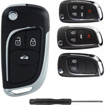 Carcasa de Llave a Distancia 2/3/4/5 Botones para Chevrolet y Opel