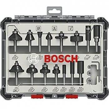 Bosch 15 Piece Router Bit Set