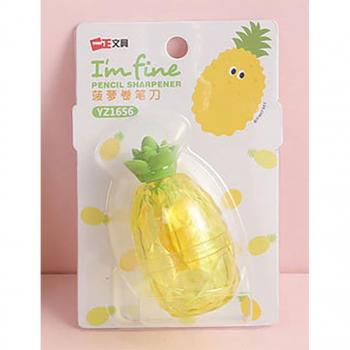 Lytwtw's Carrot Pineapple Pencil Sharpener with Eraser