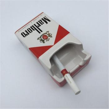 Red Heart Square Ashtray