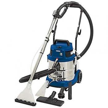 Draper SWD1500 Wet and Dry Shampoo Vacuum Cleaner 20L 240v