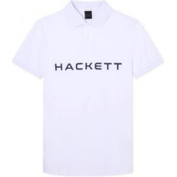 Polo Hackett A Maniche Corte Essential Bianco - XXL