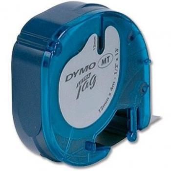 Cinta Laminada Dymo 91202 12 mm LetraTag Negro Amarillo (10 Unidades)