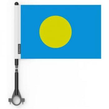 50‑Piece Palaos Polyester Flag Bundle – 14 × 21 cm, Full‑Color Front & Back