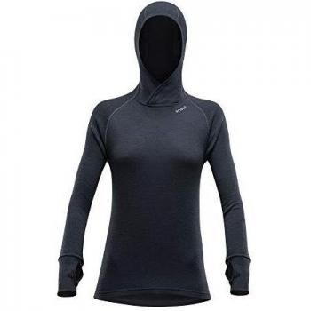 Devold Damen Merino Kapuzenpullover 235 L schwarz
