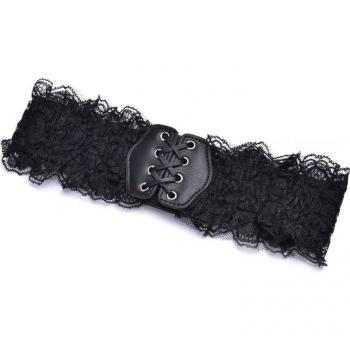 Ceinture large en cuir pour femmes - Automne Hiver (blanc, noir, marron)