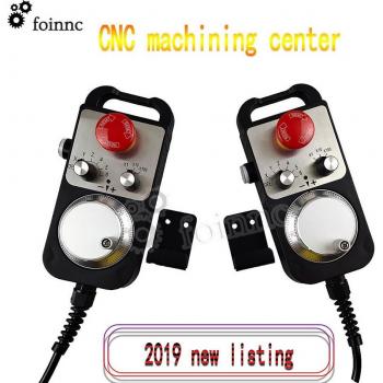 Volant électronique CNC 4/6 axes 5V avec système de contrôle de mouvement et arrêt d'urgence