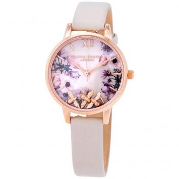 Busy Bees Honeycomb Design Rose Gold Watch