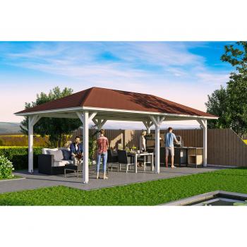 Set Porta Scorrevole 183cm, Binario e Accessori Inclusi, Bianco
