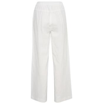 KAFFE Naya White Wide-Leg Trousers – Women’s S