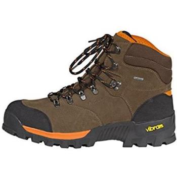 Scarpe da trekking Aigle Altavio Mid GTX in pelle unisex marroni