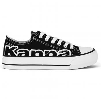 Schwarze Kappa Sneakers YL201409 aus Stoff