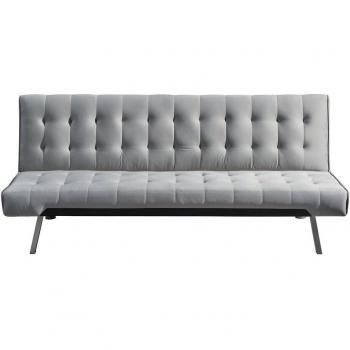 Couch Convertible Nahía 2 Plazas Gris 168x69 cm