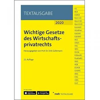 Wichtige Gesetze des Wirtschaftsprivatrechts (NWB Textausgabe)