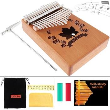 Pianola de Pulgar 17 Teclas Caoba