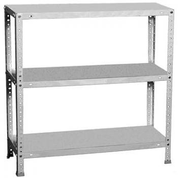 Estantería SimonRack de Acero, 900x900x500 mm, 3 Baldas, Capacidad 100 kg, Galvanizado