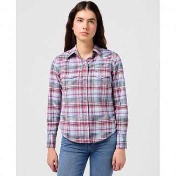 Camicia Wrangler Manica Lunga 112350328 Violet Quartz XS