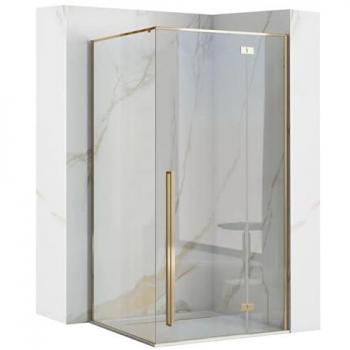 Mampara de Ducha Rea Fargo Dorado 90x120