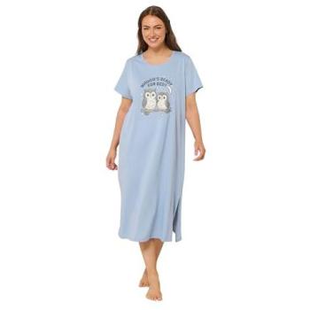 Blue Owl Whisper Midaxi Nightgown – Size 22–24