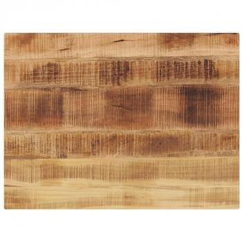 Dessus de Table Rectangulaire Bois Massif Manguier Brut