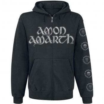 Amon Amarth Skullship Kapuzenjacke schwarz in S