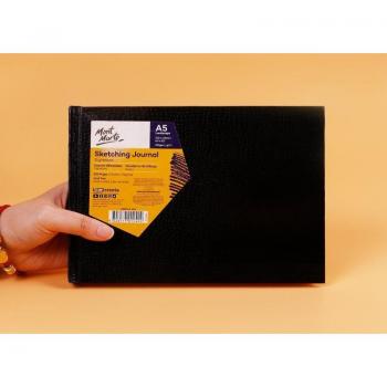 Cuaderno de bocetos A4 de cuero duro
