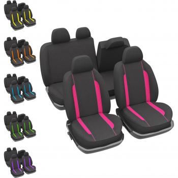 Housse siège auto fluo rose 100 % lavable