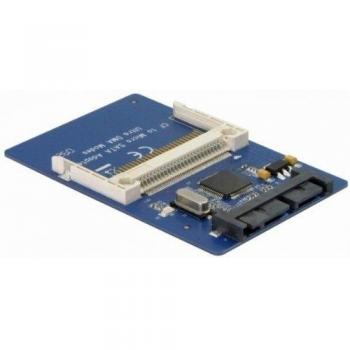 Delock 61708 CF zu µSATA Adapter (1.8 Zoll, 16-polig) - blau