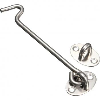 Stainless Steel Cabin Hook and Eye Lock (200 mm)