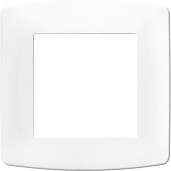 Plaque blanche 1 p. Eurohm Esprit - 50 pcs