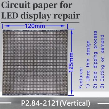 P2.84 Circuit LED Papier pour Réparation PCB 120x120mm