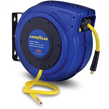 Goodyear Retractable Air Hose Reel 3/8 x 65' Hybrid Polymer