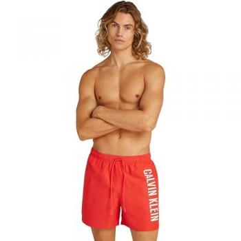 Calvin Klein - Bañador Hombre Rojo Medium con Logo