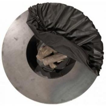 Zwarte OFYR afdekhoes met diameter 75 cm