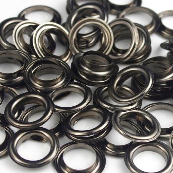 Brass Eyelet Grommet Set - 100 Sets of 20mm