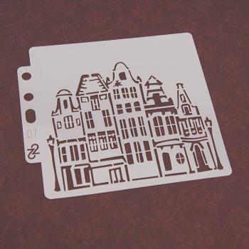 Christmas Edge DIY Stencils for Painting 13*14.1cm