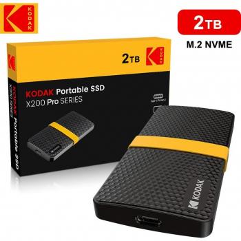 Kodak X200 PSSD – 512 GB USB‑C 3.1 Mobile External SSD