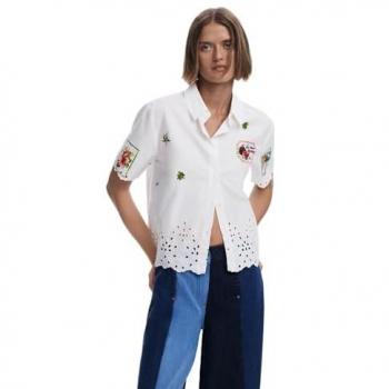 Desigual Afrodita Hemd – 25SWCW17, weiß