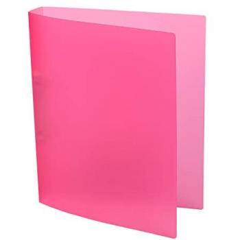 Idena Ringbuch A4 PP Pink – 35 mm, 2 Ringe, 224367
